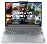 Lenovo Legion Slim 5 16APH8 - Ordinateur Portable 16'' WQXGA 240Hz (AMD Ryzen 7-7840HS, RAM 16Go, SSD 1To, NVIDIA RTX 4070 8Go, Windows 11 Home) Clavier rétroéclairé AZERTY Français - Gris