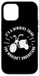 Coque pour iPhone 12/12 Pro Minibike Vintage Moto Lover Funny Mini Bike Racing