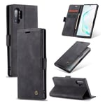 CaseMe vintage Samsung Galaxy Note 10 Plus fodral - Svart