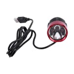 luckiner Phare avant pour vélo 1200 lumens LED Rouge