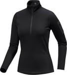 Arc'Teryx Kyanite Baselayer Zip Neck W'sblack L