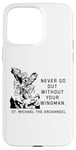 iPhone 15 Pro Max Never Go Out Without Your Wingman Christian Faith Case