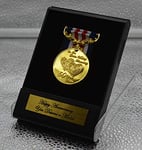 THE COMMEMORATIVE COIN COMPANY LTD The Commemorative Coin Company 50th Golden Wedding Anniversary Medal in Display/Presentation Case. For Long/Distinguished Service and Bravery in the Field. Gift/Present Husband/Wife/Partner