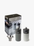 Peugeot Line Manual Adjustable Beech Wood Salt & Pepper Mills, Set of 2, 12cm, Grey