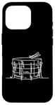 iPhone 16 Pro Steel Drums Line Art For Musicians Steel Drum Case