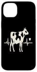 Coque pour iPhone 14 Plus Vache Heartbeat Animal Lover Farm