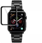 Verre trempé 3D noir protection écran totale intégrale APPLE WATCH série 6 44MM