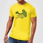 T-Shirt Homme L'Étrange Créature du lac noir - Universal Monsters - Jaune - L