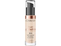 Claresa_Liquid Perfection 2In1 Liquid Matte Finish Concealer And Foundation 102 Warm Medium 34G