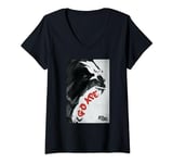 Womens War for the Planet of the Apes Gorilla Roar Go Ape V-Neck T-Shirt