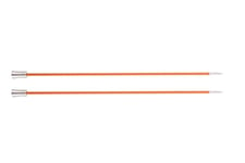 Knit Pro KP47294 Zing: Knitting Pins: Single Ended: 35cm x 2.75mm, 2.75mm Orange