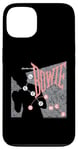 Coque pour iPhone 13 David Bowie Let's Dance Rose et Gris