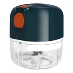 Hachoir éLectrique de Machine à Ail, Mini Processeur de Viande Alimentaire MéLangeurs D'Oignon Broyeur Trancheuse Outils de Cuisine 100 Ml, Bleu