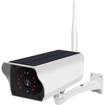 Caméra de surveillance interieur / exterieur Camera solaire (Wifi) Moniteur sans fil 1080P, pas de plug-in, IP67 etanche, vision nocturne, matiere