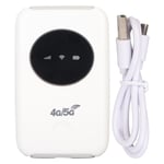 4G LTE USB WiFi-modem - 300 Mbps Upplåst 5G WiFi med SIM-kortsplats - Inbyggd 3200 mAh Bärbar Trådlös Router