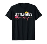 Kids Miss Threenager 3rd Birthday Girl Present 3 Year T-Shirt