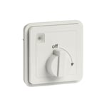 Cubyko Minuterie bouton rotatif associable blanc IP55