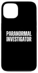 Coque pour iPhone 13 Enquêteur paranormal chasse fantôme Halloween