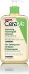 Cerave Hydrating Foaming Oil Cleanser for Normal to Very Dry Skin with Squalane,