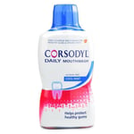 3 x Corsodyl Daily Mouthwash Alcohol Free Cool Mint 500ml