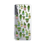 Coque Galaxy S21 PLUS Cactus Tropical Aztec Fleur