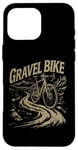 Coque pour iPhone 16 Pro Max Faites Du Gravelbike Sur Le Gravel