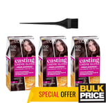 L'Oreal Casting Creme Gloss Hair Color All Colors 3-Pack