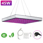 45W Lampe Horticole led Croissance Floraison à 225 LED,Lampe pour Plante Spectre Complet,Grow Light pour Plantes Fleurs - Swanew