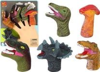 Leantoys Fingerdockor Dinosaurier Färgade 5 Delar