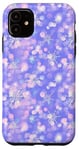 iPhone 11 Pink & Purple Mosaic Aura Snowflakes Holiday Winter Pattern Case