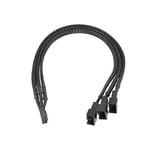 Akyga AK-CA-65 4 Pin / 2 x 4 Pin Male / 3 Pin Male Adaptor Power Cable 15 cm