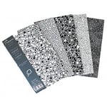 Marie's Cloth Fat Quarter Onyx 50x57cm - 5 stk.