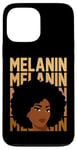 Coque pour iPhone 13 Pro Max Couleur de peau de mélanine afro-américaine afro femme noire