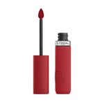 L'Oréal Paris - Rouge à Lèvres Liquide - Couleur Intense & Fini Mat - Longue Tenue - Sans Transfert - À L'Acide Hyaluronique - Infaillible Matte Resistance - Teinte : 425 Afterwork Drink(s)