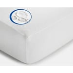 Protege Matelas 100% Imperméable Pour Lit 2 Ou 3 Personnes 180x200 Cm - Alese Matelas - Poly-Coton