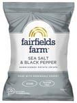 Fairfields Farm Crisps – Sea Salt & Black Pepper Cooked Potato Crisps 5 x 150g