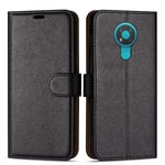 Case Collection Premium Leather Folio Cover for Nokia 3.4 Case (6.39") Magnetic Closure Full Protection Book Design Wallet Flip with [Card Slots] and [Kickstand] for Nokia 3.4 Phone Case