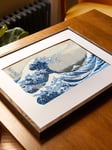 DMC Katsushika Hokusai Great Wave Cross Stitch Kit