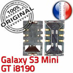 ORIGINAL Samsung Galaxy S3 Mini GT-i8190 Connecteur Lecteur Carte SIM à souder