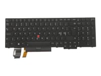 Lite-On - Erstatningstastatur For Bærbar Pc - Med Trackpoint, Ultranav - Bakbelysning - Qwerty - Nordisk - Svart - For Thinkpad P15s Gen 1  P15s Gen 2  T15 Gen 1  T15 Gen 2