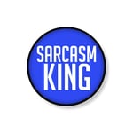 Funny Novelty Phone Grip | Phone Holder Phone Accessories | Sarcasm King | Manly Funny Gift Quote Birthday Joke Mobile Accessory | PS35