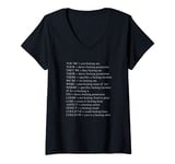 Womens Grammar Rules T-Shirt funny saying sarcastic novelty Grammar V-Neck T-Shirt