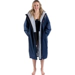 Dryrobe Advance Changing Robe Navy Long Sleeve Waterproof Fleece Swimming Mens