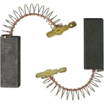 2x balais de charbon pour moteur 5 x 12 x 33 mm compatible avec Bosch wff, wfe, wfd, wfcx, wfc, maxx 6, waa, Maxx 4 machine à laver + ressort - Vhbw