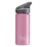 Laken Jannu 18/8 Stainless Steel Double Wall Vacuum Insulated Thermal Water Bottle, Up to 24 Hours Cold, Pink, 500ml