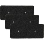 3x filtre mousse compatible avec Samsung DV80H8100HWEU, DV80H8100HWEN, DV80H8100HWEG, DV80F5E5HGWEU, DV70F5E0HGWEU, DV90H8000HW sèche-linge - Vhbw