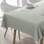 Home Direct Rectangular Oilcloth PVC Wipe Clean Tablecloth 140cm x 200cm 55x78 Sage Green