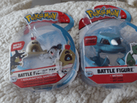 BUNDLE 2 X Pokemon 3" METANG Battle Action Figures & ALOLAN RATTATA- SANDY GAST