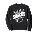 Funny Football Snacks Game Day Design Lovers Sweatshirt