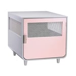 Teamson Pets Cage Moyenne en Bois pour Chien Staart Radius Couleur Rose Chablis ST-H100033